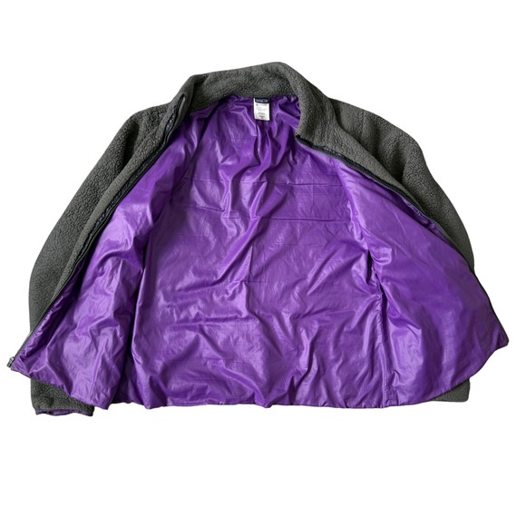 Vintage Y2K Patagonia Gray Fleece Lined Full Zip Jacket Women's XL Outdoor - Picture 4 of 7